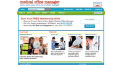 Desktop Screenshot of medicalofficemgr.com